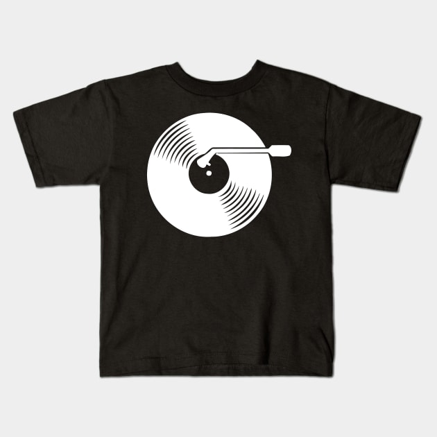 vinyl record Kids T-Shirt by Miya009